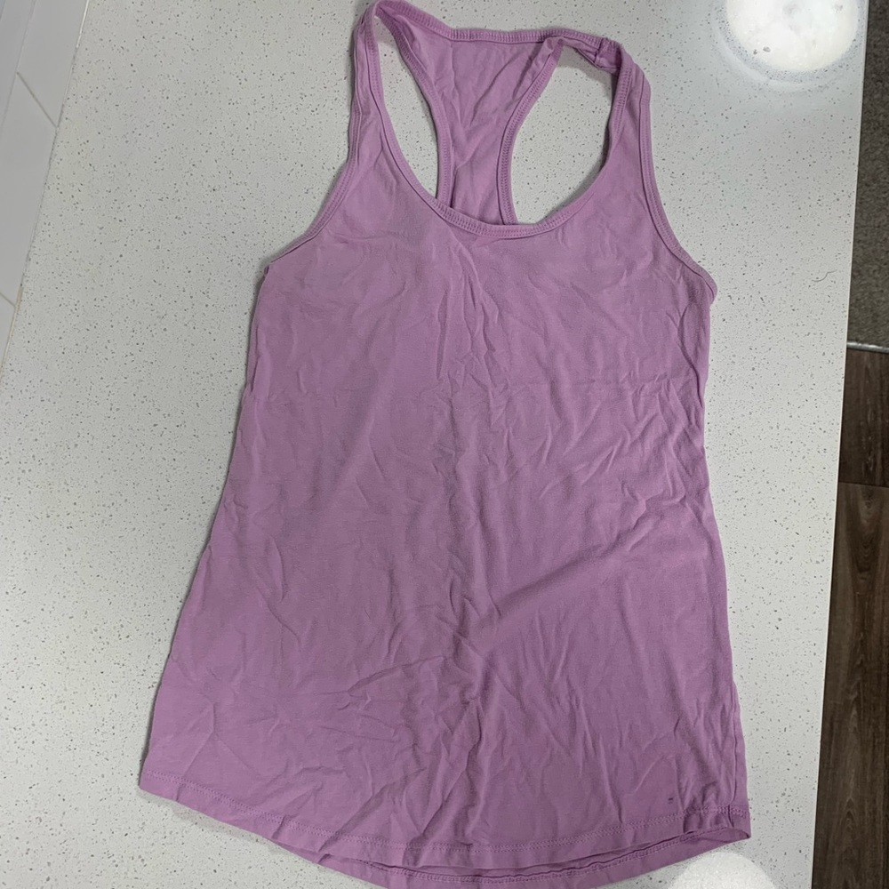 Pink-purple cotton tank